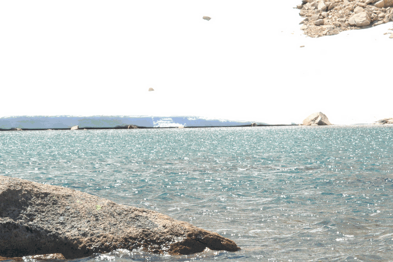 Un lac de haute montagne