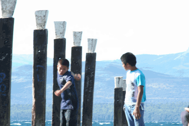 Jeu d enfant a Bariloche