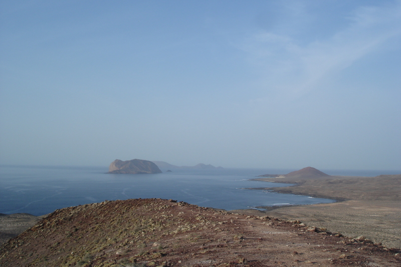 Du haut d'un des 4 volcans de Graciosa