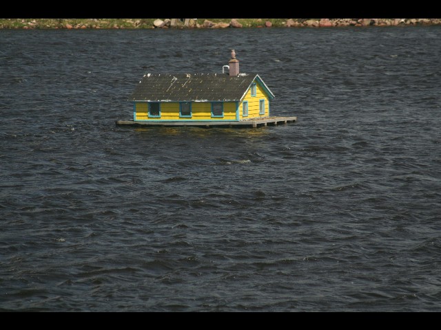 et le pigeonnier flottant, si l eau est trop froide!